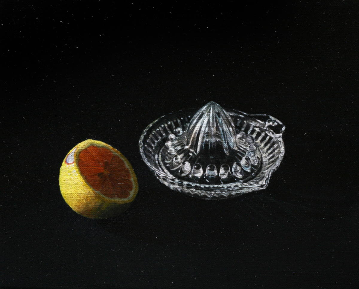 レモン絞り器-A Lemon squeezer/220x273mm/Oil on canvas/2020